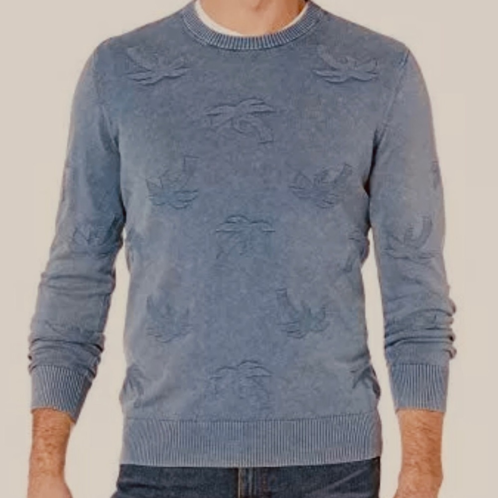 Original Penguin sweater pullover palm tree design NWT blue size men’s 2XL XXL